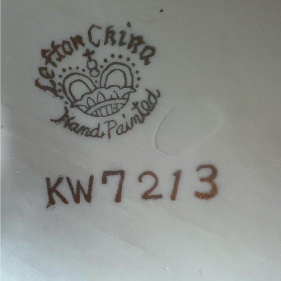 LEFTON - 2 BUTTERFLY FIGURINES (x2).  VINTAGE HAND-PAINTED CHINA - Picture 6 of 8